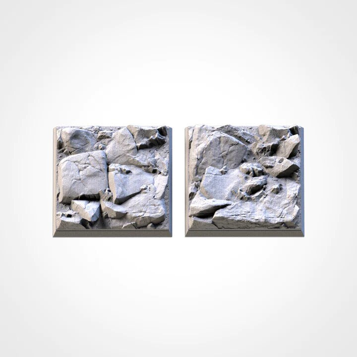 Stony bases various sizes