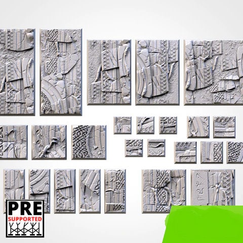 Ancestral Ruins square bases various sizes