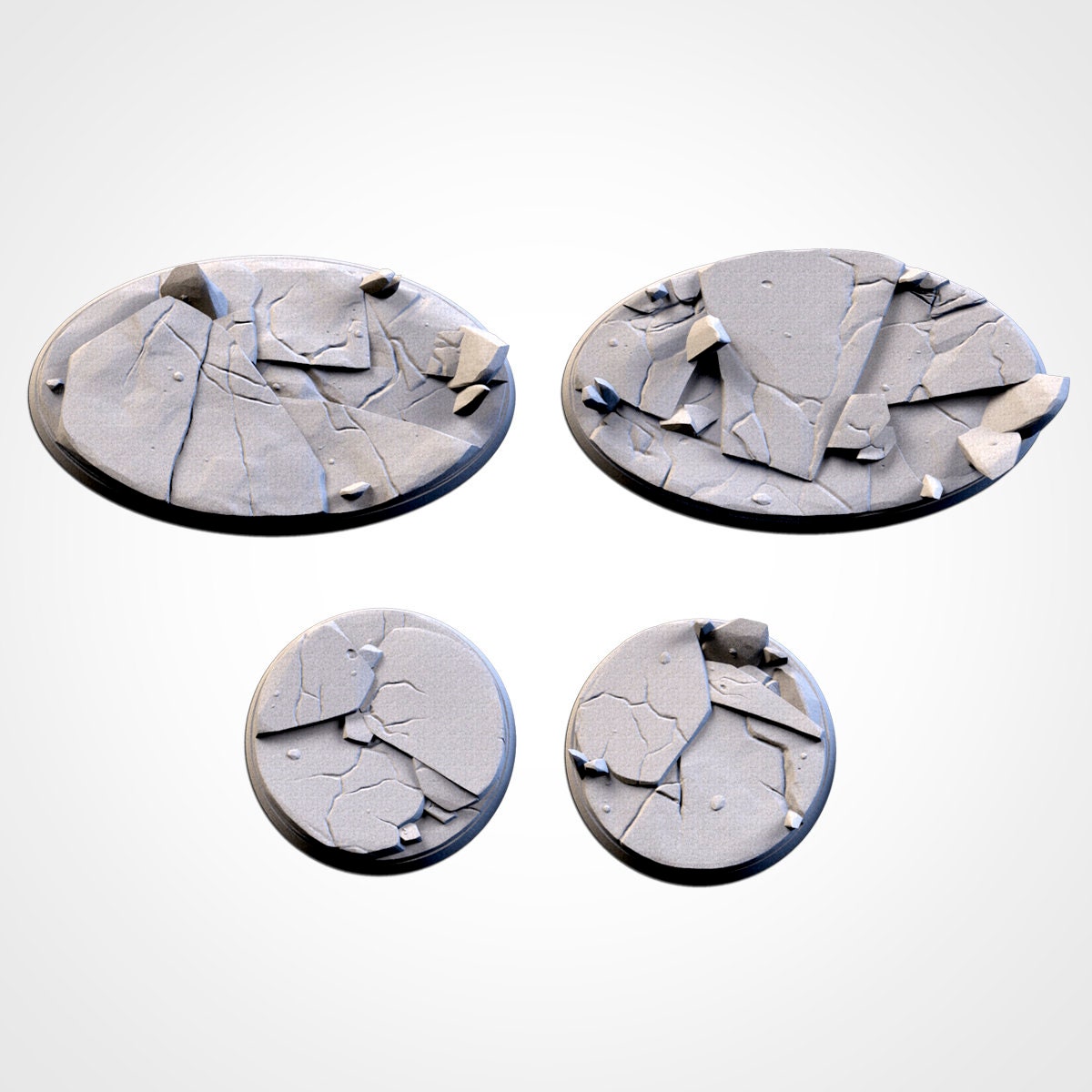 Frozen planet bases various sizes