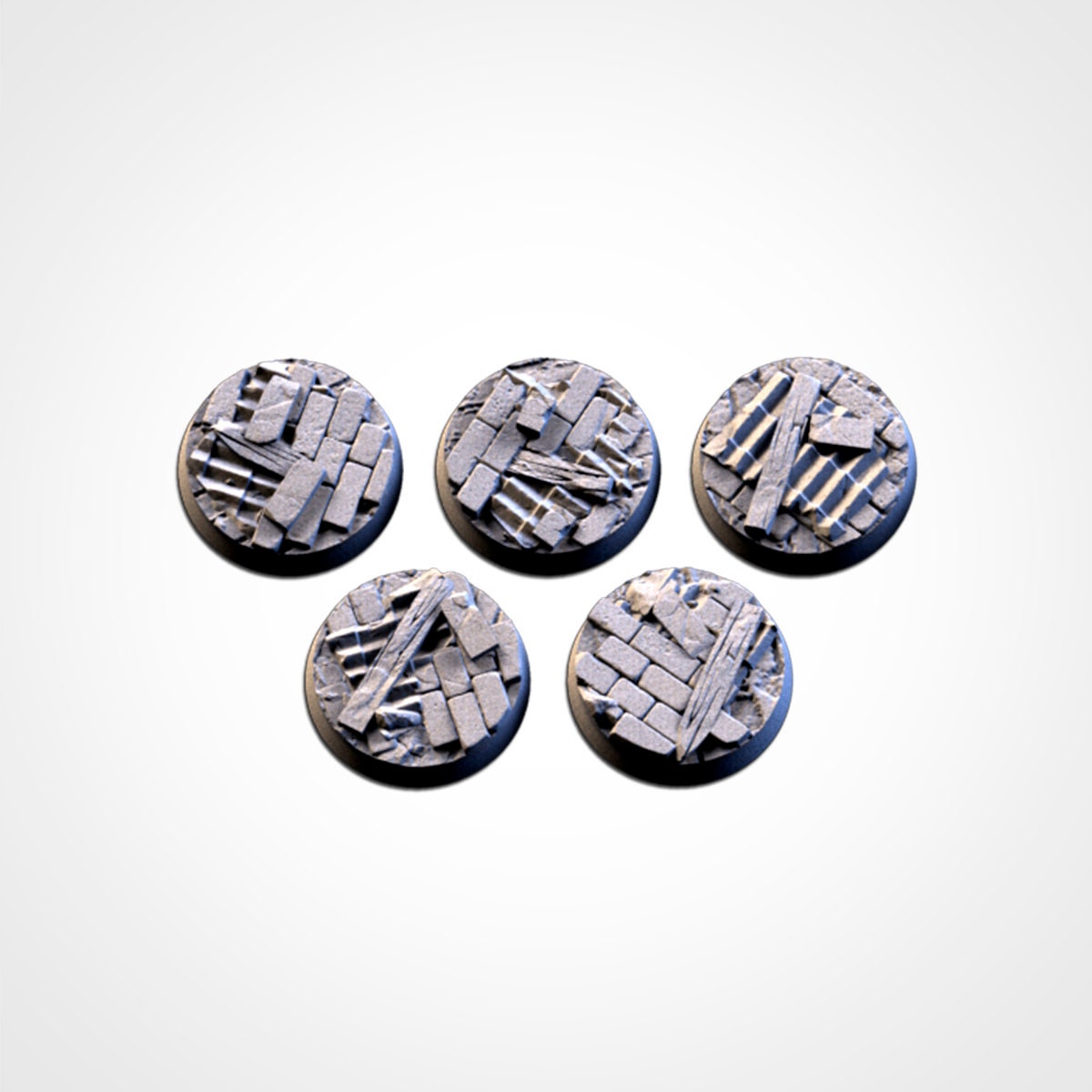 Ruined Factory base sizes