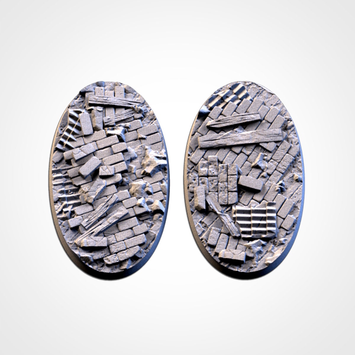 Ruined Factory base sizes