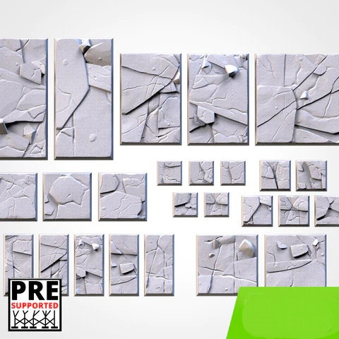 Frozen square bases various sizes