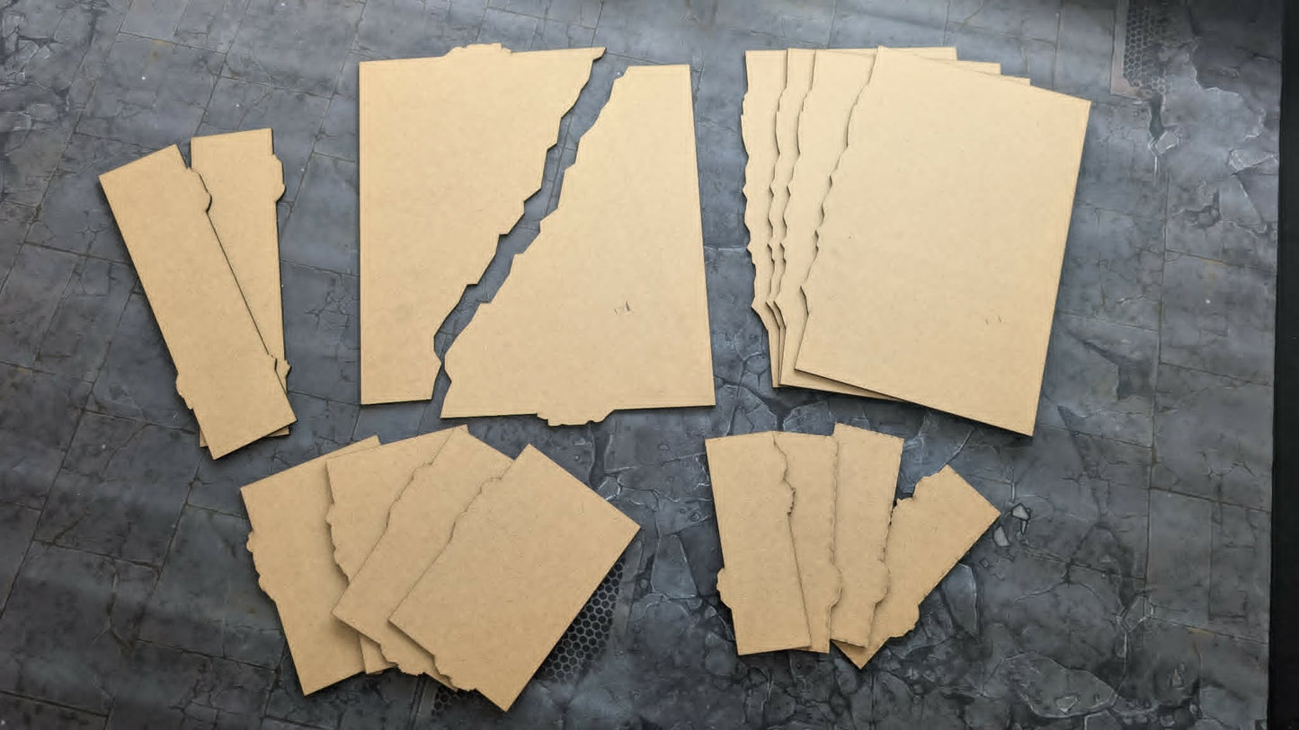 MDF terrain layouts for 11th edition 40k