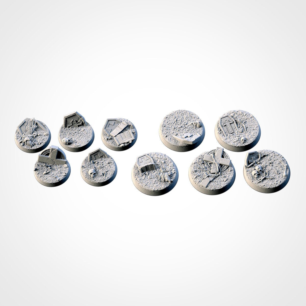 Graveyard bases various sizes