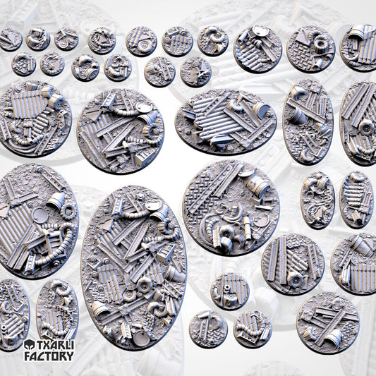 Scrap bases various sizes