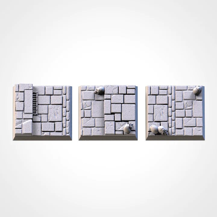 Dungeon square bases various sizes