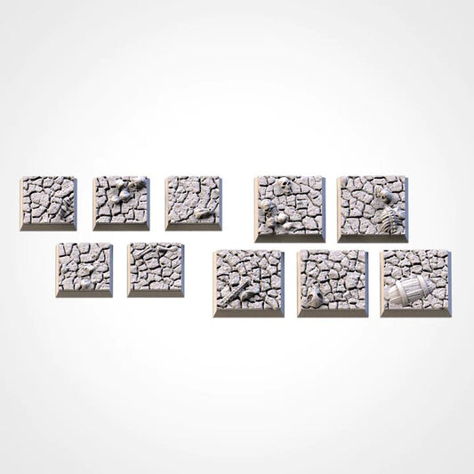 Cracked Dessert square bases various sizes