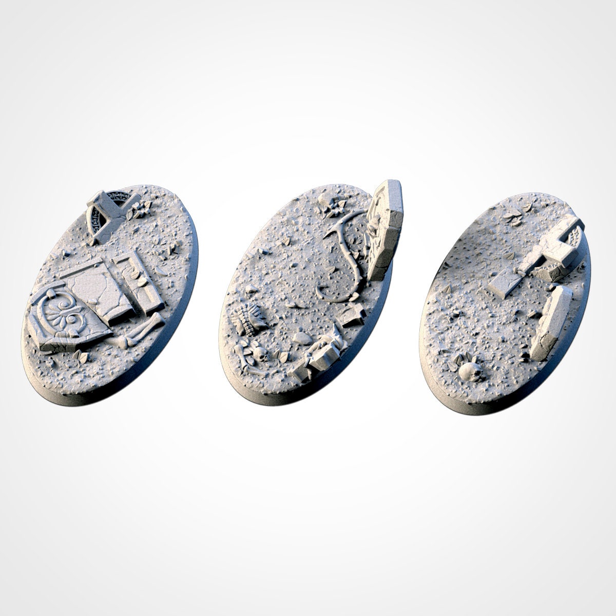 Graveyard bases various sizes