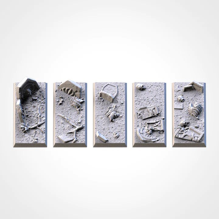 Graveyard square bases various sizes