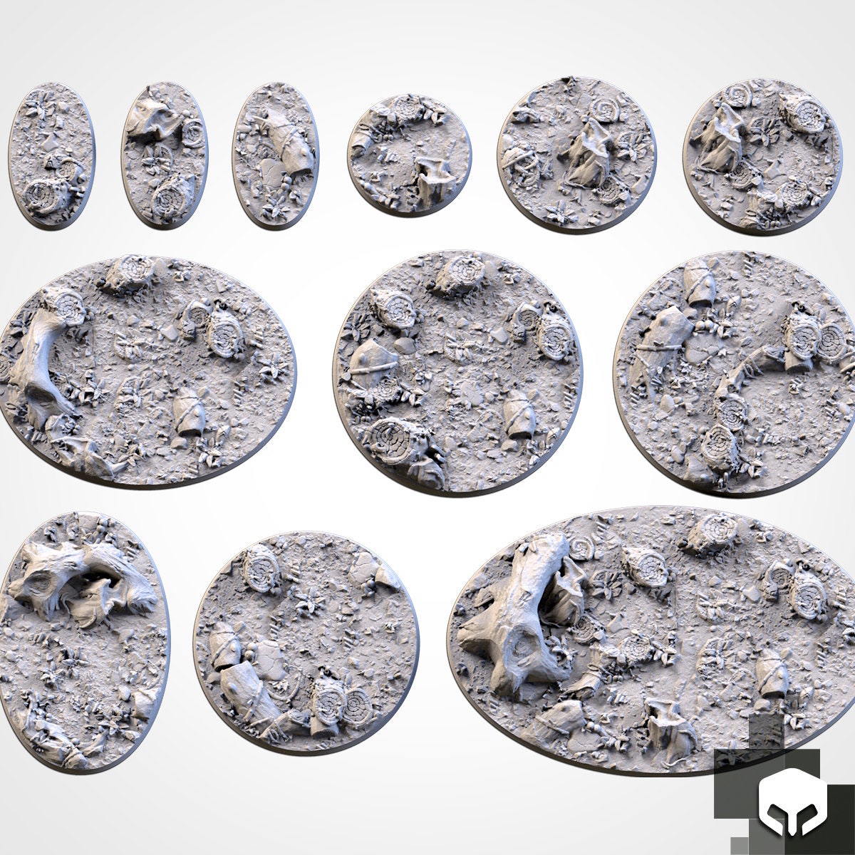 Forest bases various sizes