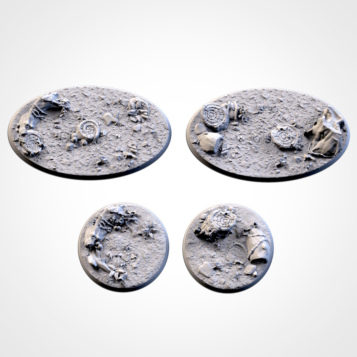 Forest bases various sizes