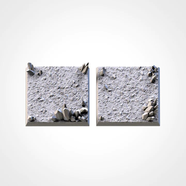 Crystal square bases various sizes