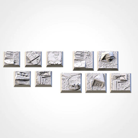 Egyptian Square bases various sizes