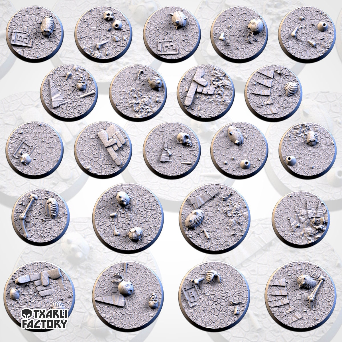 Fantasy Football bases various sizes