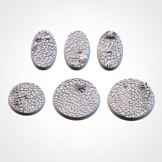 Cracked dessert bases various sizes